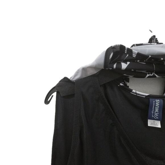 Swim365 Longer Length Short-Sleeve Swim Tunic Size 26 Built In Bra Beachy - Picture 10 of 14